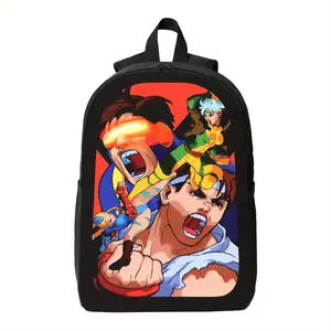 Men'S Anime-Style & Large Capacity Backpack - Durable, Lightweight Hiking Backpack with Vibrant Character Artwork for Outdoor Adventures, College, and Casual Use, Backpack for Travel, Casual Daypack, Dynamic Character Design, Secure Zipper Closure