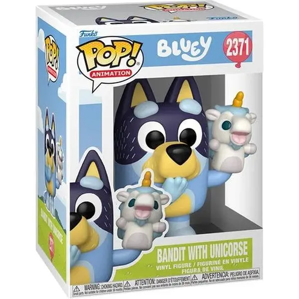Bluey Bandit with Unicorse Funko Pop! Vinyl Figure #2371 - Specialty