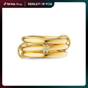 Chesky Stackable Rings for Women Cubic Statement Rings Non Tarnish Ring Set Dainty Rings for Women Trendy Fashion Chunky Stacking Rings dealsforyoudays