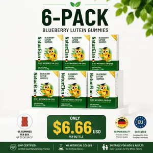 NaturElan - Gomitas de Arándano con Luteína para el Apoyo Ocular | Vitaminas para la Vista: Reduce la Visión Borrosa y la Fatiga | 45 Gomitas | Protección Visual Avanzada contra la Luz Azul y Pantallas.