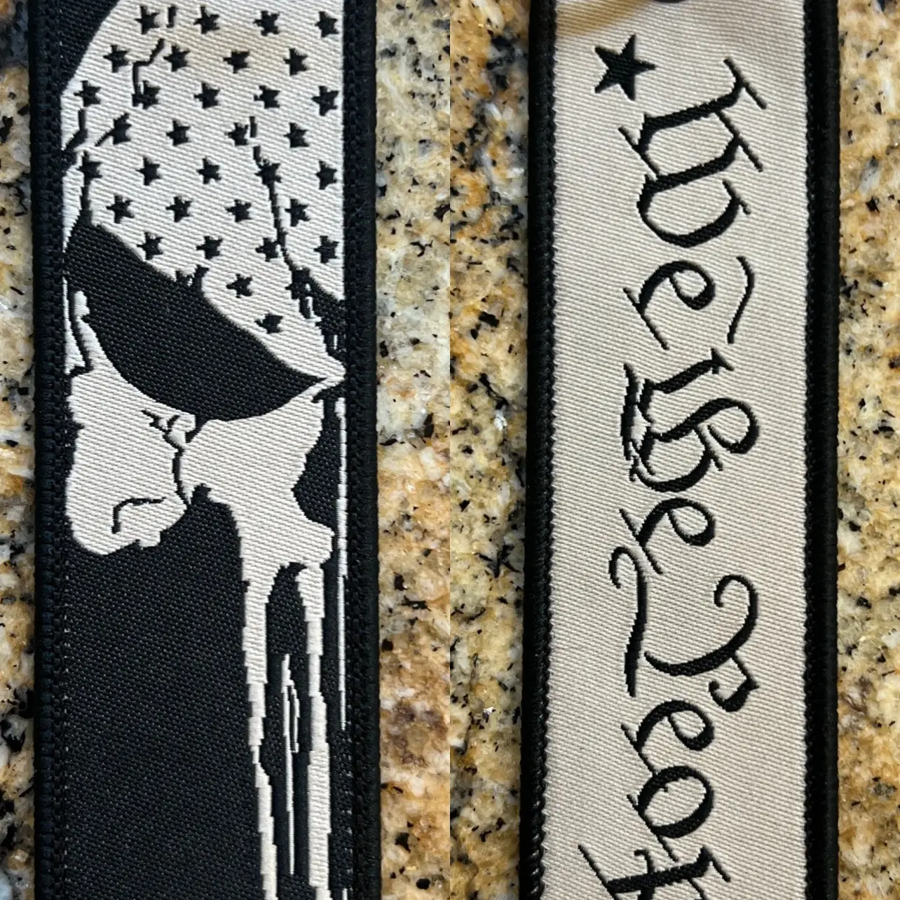 Patriotic Jet Tag Key Tag - We The People Design key chains