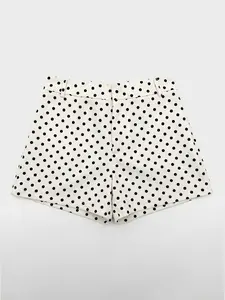 Women's High Waist Mini Polka Dot Casual Shorts, Spring Summer Fashion European Style, Versatile and Comfortable