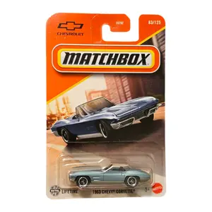 Matchbox 1963 Chevy Corvette Diecast Sports Car - 83/125 (2024), Scale Model Collectible, Diecast Car Model, Sports Car Model