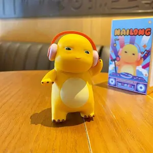 6-Piece Milk Dragon Figure Set, PVC Collectible Statue, Anime & Game Collectible Figurines, Desktop & Car Decoration, Model Gift, Fan Collection