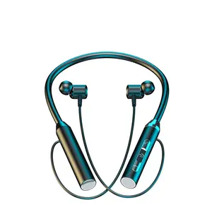 Neck-Hung In-Ear Bluetooth Headphones Sports Ultra Long Standby Wireless Portable Earbuds