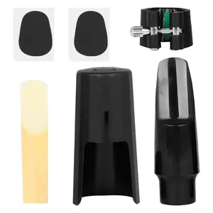 Alto Saxophone Flute Scalp Clip Set, Replacement Reed & Tooth Pad & Thumb Rest, Music Accessories for Alto Saxophone