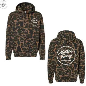 Nuthin Fancy Old School Duck Camo Shirt Original Hoodie For Men And Women, Camouflage Pattern Hoodie