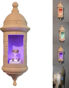 【Massive Markdown】BORILUME Coquí Wall Lamp With LED Light For Puerto Rican Bedroom Office Decor Authentic Design Touch Switch Control 3D Printed Craftsmanship Light Brown, Valentine Gift