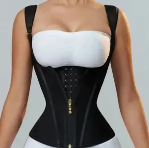 LA KATHY Extreme Compression Molding Waist Trainer Vest, Reinforced with 15 Steel Rods, 3 Lines of Hooks, Adjustable Straps, For Daily Use, Shapewear, Womenswear