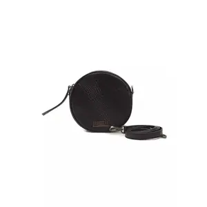 Pompei Donatella Black Leather Crossbody Bag