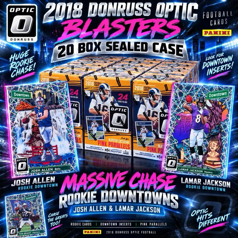 2018 Panini Donruss Optic Football Full Case (20 Box) Pick Your Spot Break
