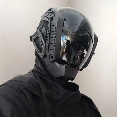 balaclava under motorcycle helmet ILM Motorcycle Balaclava Face Mask Model FM01 main image 1