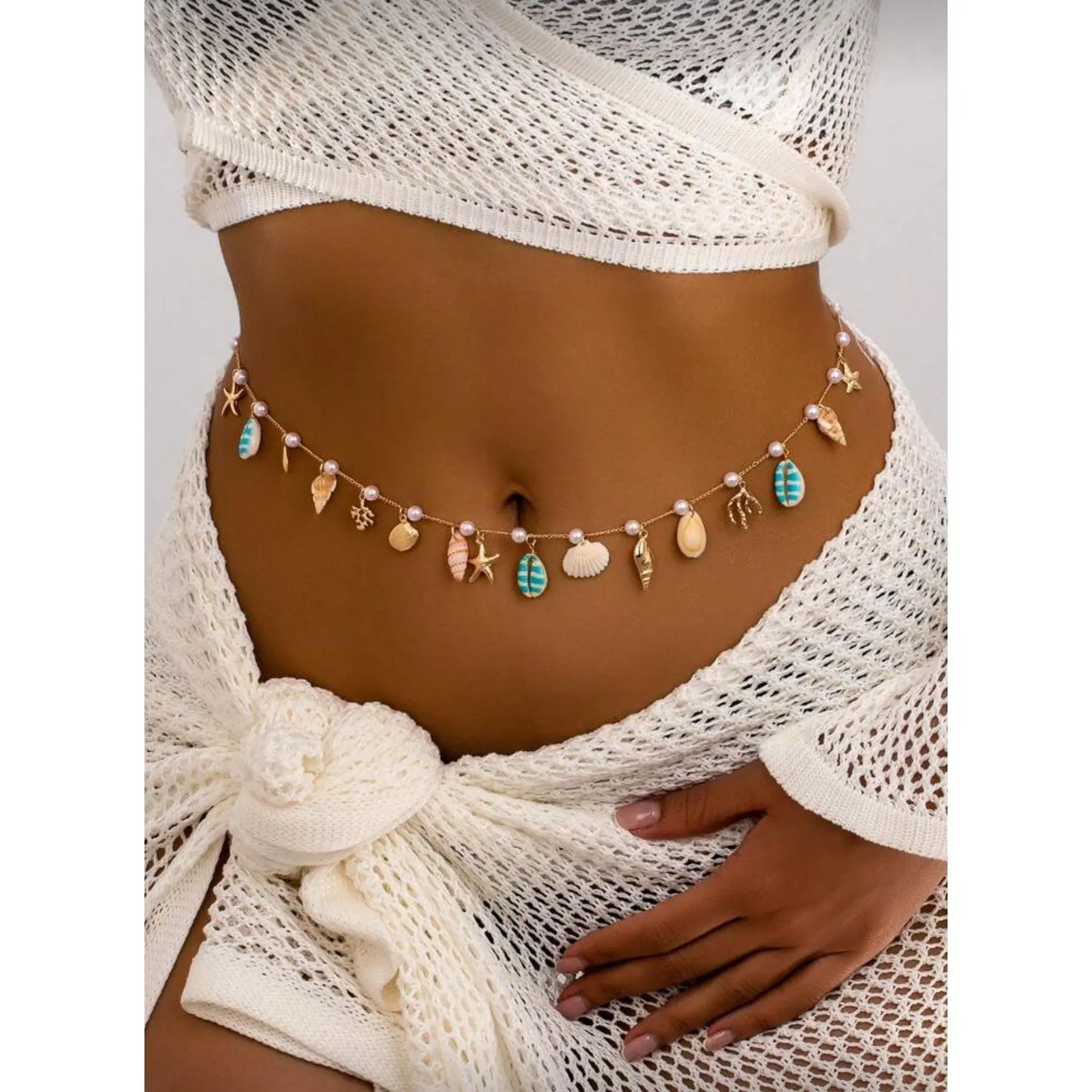 Sea Siren Charm Belly Chain