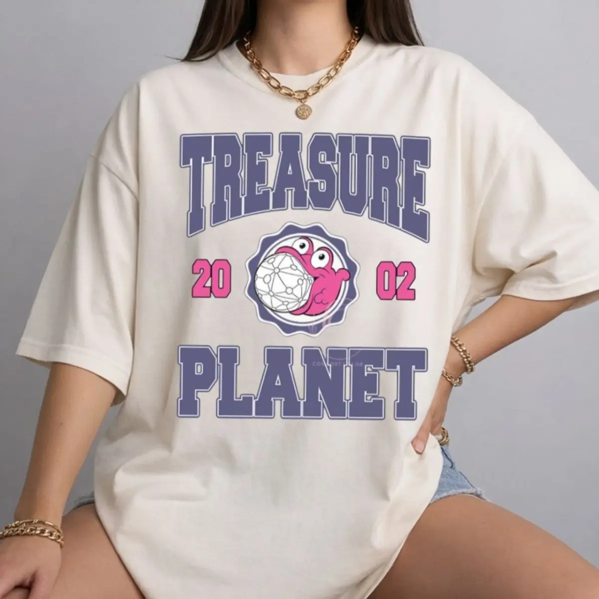Comfort Colors Retro Morph Inspired Shirt, 2002 Vintage Style Graphic Tee, Treasure Planet Inspired Character T Shirt, Unisex Fitted Short Sleeve Tee, Classic Streetwear