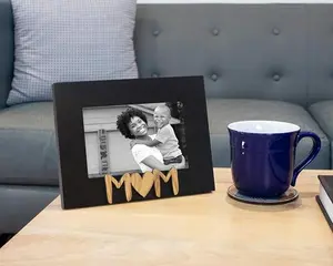 Wood Sentiments Mom Picture Frame, 4x6 inch