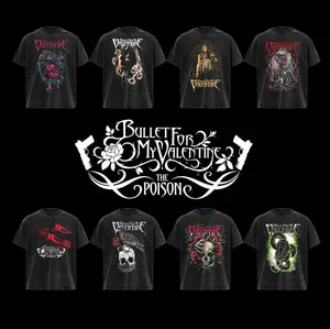[Collection] Bullet For My Valentine Skull Flowers Flames T-Shirt, metal band shirt, rock tour t-shirt, alternative band merch, trending t-shirt, 90s graphic tee, vintage graphic tee, grunge aesthetic shirt, classic rock merch