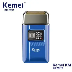 Kemei Electric Shaver LCD Display, Rechargeable Bald Head Trimmer, Precision Beard Groomer, Men's Grooming Tool