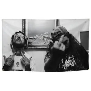 Top Rapper Flag 3x5FT with 4 brass grommets Banner Wall Tapestry Poster Signs Decor for Bedroom College