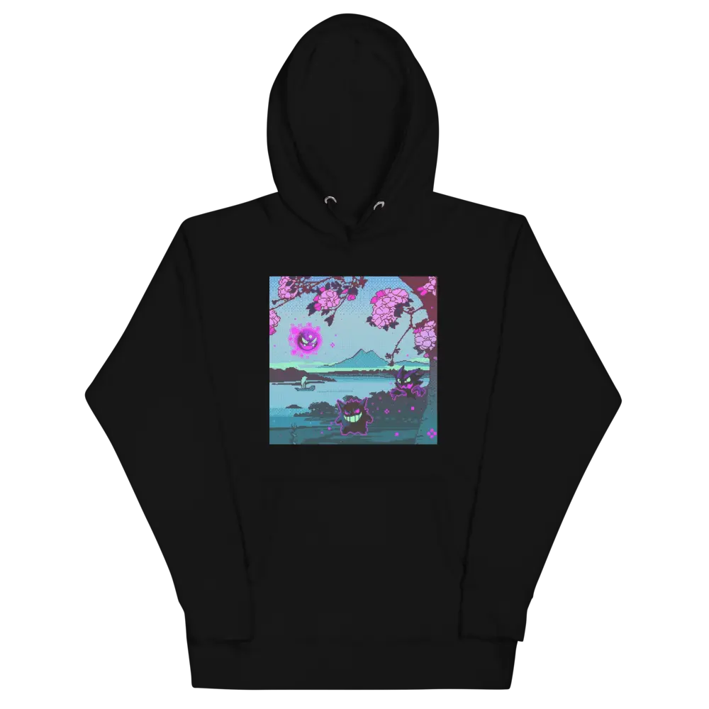 pokemon japan aesthetic hoodie -  unisex pullover - pop culture pokemon