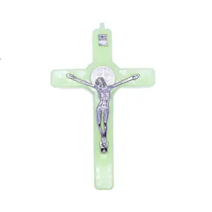Luminous Catholic Wall Crucifix - Glows in The Dark