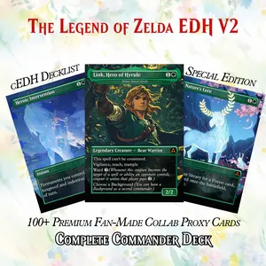 ️️ SAVIOR II ANIME FANTASY MTG PROXY COMMANDER DECK – PREMIUM COLLECTOR SET 116+ Cards