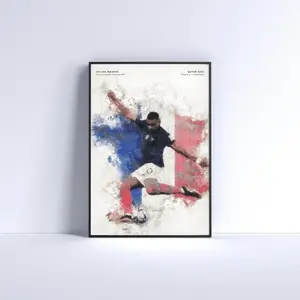 Kylian Mbappe france poster - Worldcup 2026