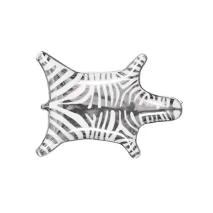 Zebra Stacking Dish Silver
