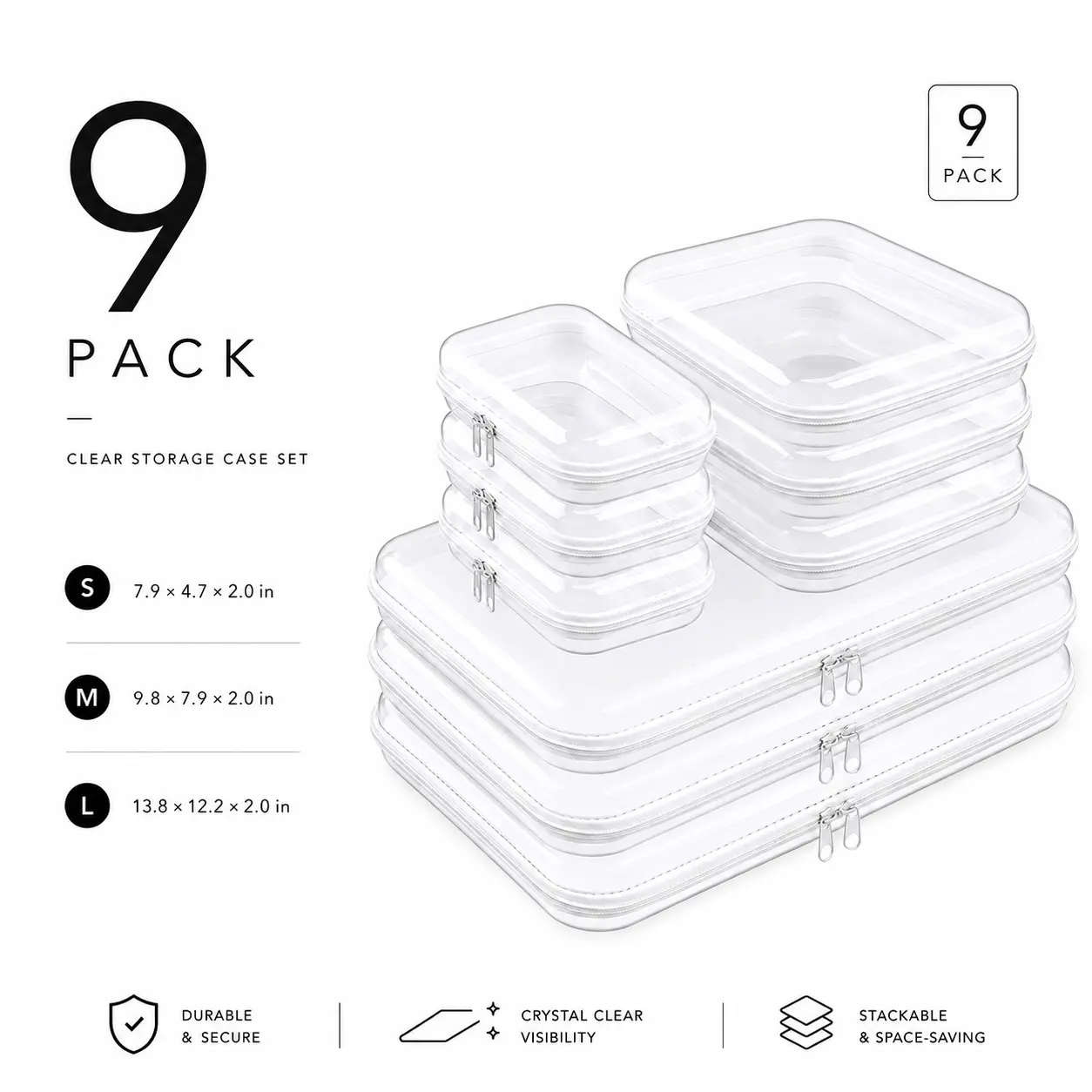 3S+3M+3L（9PCS）
