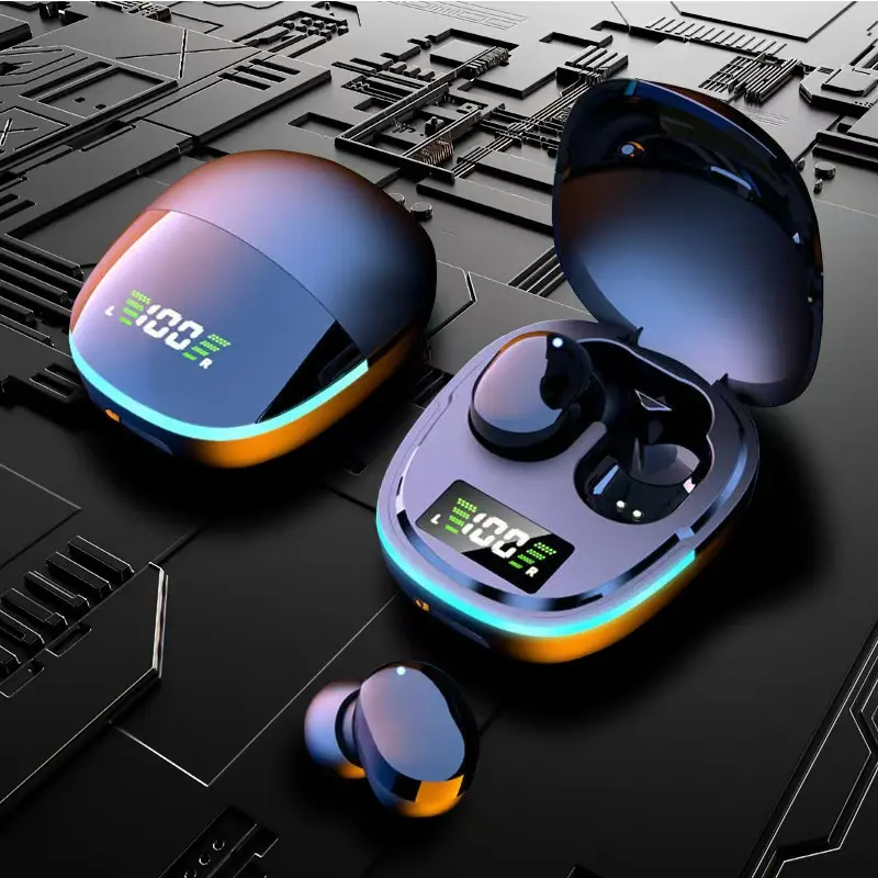 TWS Y19 Wireless In-Ear Earphones, Portable Earbuds, Audio Wireless Earbuds, rechargeable 200mAh battery, flip cover display, volume control, active noise cancellation, wireless charging case, perfect for outdoor sports, HiFi stereo