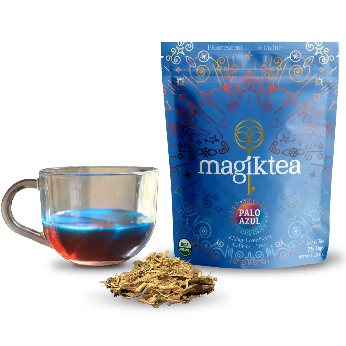 Palo Azul - Loose Tea - 5 oz (75 cups) - USDA Organic