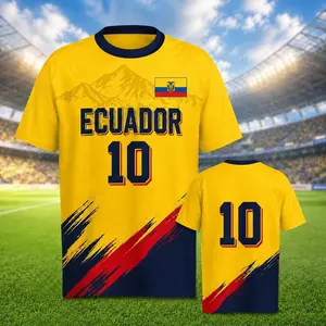 Soccer Jersey Ecuador, Personalized Soccer Shirt, Football Kit, Ecuador Fan Gift, 2026 Shirt