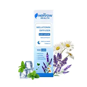 HERVOW Health Melatonin Diffuser Natural Flavor with 16mg Melatonin Lavender Chamomile for DeepRelaxation & Soothing Nerves