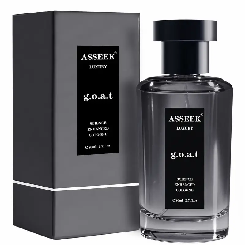 ASSEEK Midnight Marine Men's Cologne Spray - Amber, Contemporary Masculine Fragrances, 24-Month Long-Lasting, 2.71oz (80ml) Men's Gifts Item