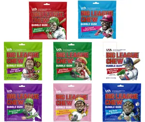 Big League Chew Bubble Gum 8 Flavors