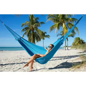 Caribbean Mayan Hammock LIGHT BLUE