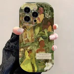Tiana  Princesses Phone Case, Suitable for iPhone 17 16 15 14 13 12 11 Pro Max Plus,Corner Shockproof Camera Protection Phone Cases, Comfort Grip TPU Phone Cover, Ideal Gifts for Valentine, Birthday, Christmas