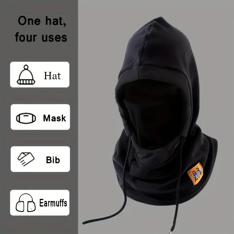 Winter Fleece Ski Mask for Men & Women - Thermal Balaclava Face Mask, Windproof Full Face & Neck Cover, Ultimate Cold Weather Warmer