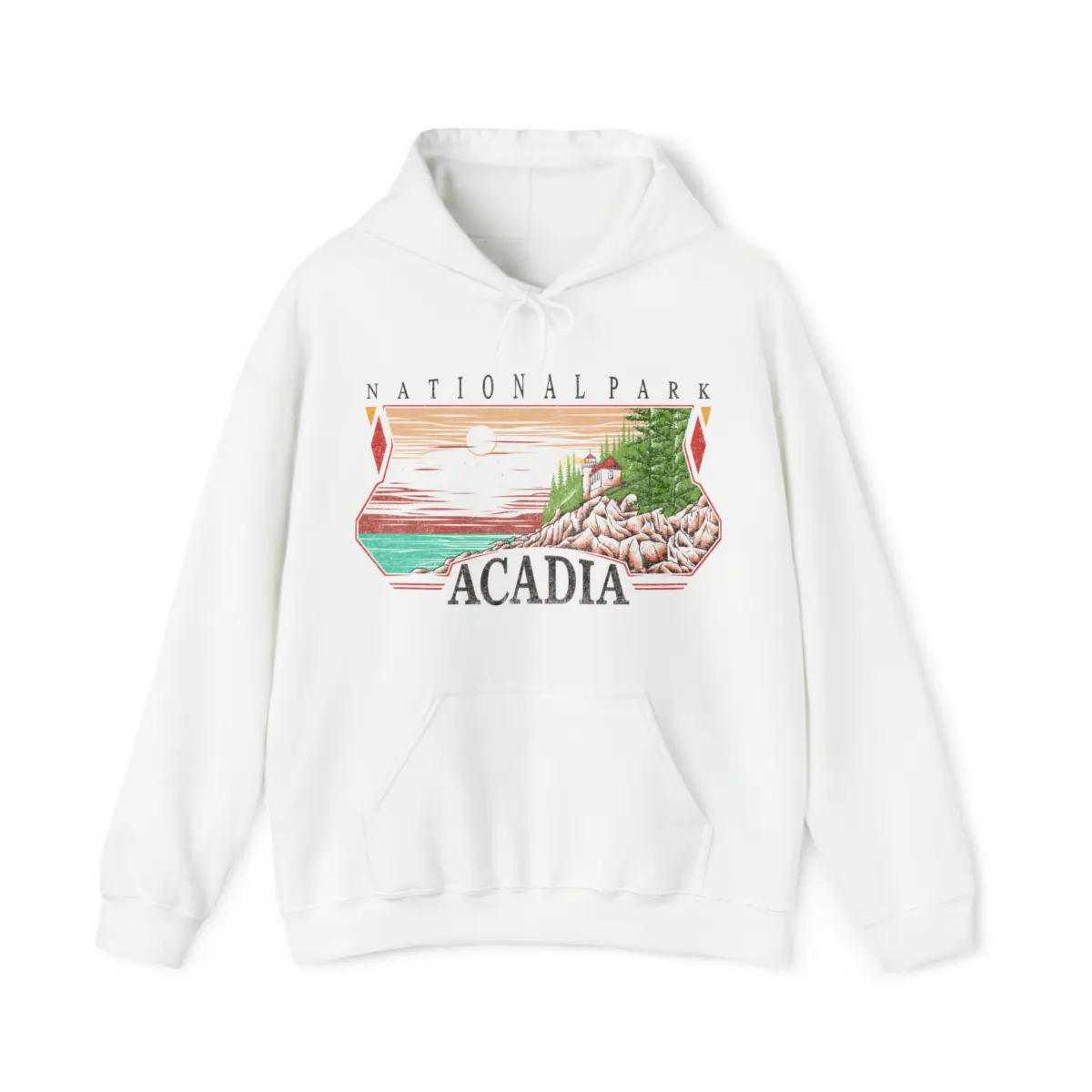 Vintage Acadia National Park Hoodie