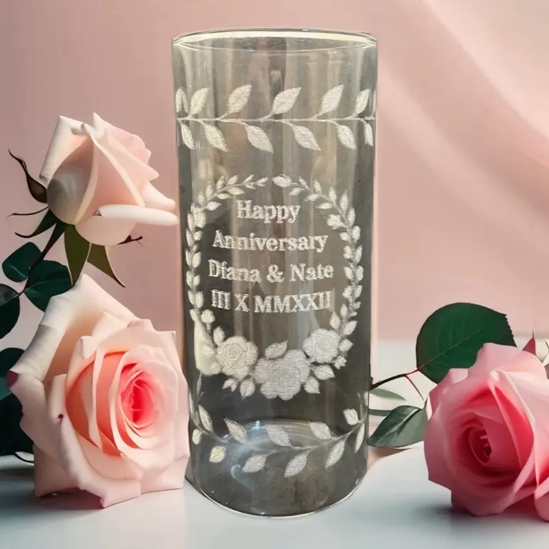 Custom engraved vase Custom engraved vase