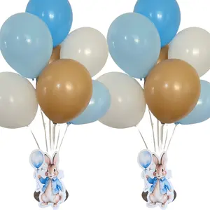 Set of 2 Peter Rabbit Inspired Balloon Centerpieces, Peter Rabbit Baby Shower Centerpieces, Peter Rabbit Party Decorations