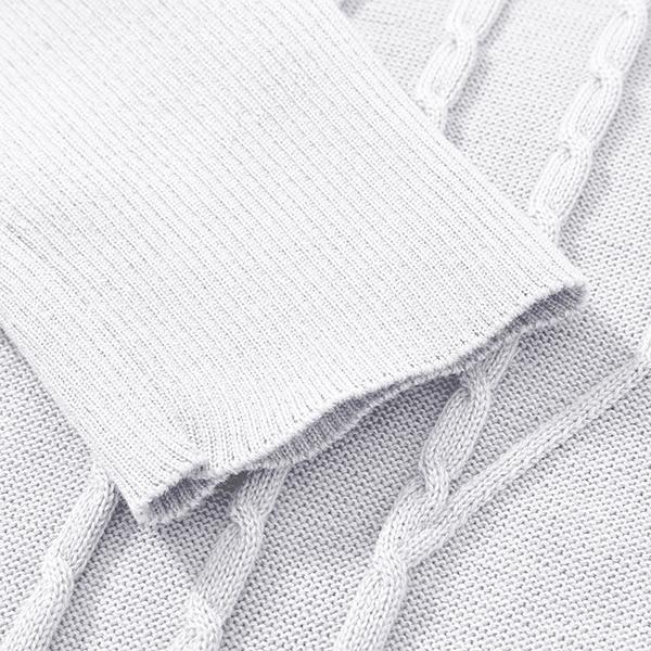 Men's winter long sleeved high neck knitted warm solid color base sweater for autumn and winter, trendy and versatile high street clothes for men