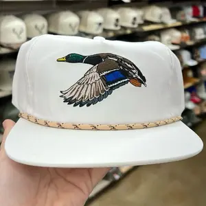 Mr Mallard Embroidered Low Profile Rope Hat