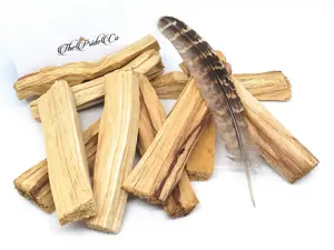 ThePrideCo Palo Santo Smudge Incense Holy Stick Wood for Cleansing Aromatic Scented Fragrance Pack of 5 10 15 or 20 Counts Ideal for Meditation Space Purification Plus Free Gift