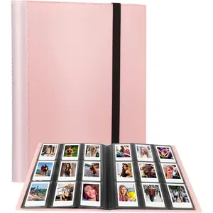 432 Pockets Photo Album for Fujifilm Instax Mini Camera, Polaroid Mini Camera, for Fujifilm Instax 12 11 9 40 99 90 8 7 Evo LiPlay Instant Cameras, 2x3 Inch instax Mini Photo Album (Pink)