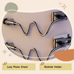 Phone lazy stand bedside mobile phone stand bedside table lying on the bed fixed stand Stable Phone Holders