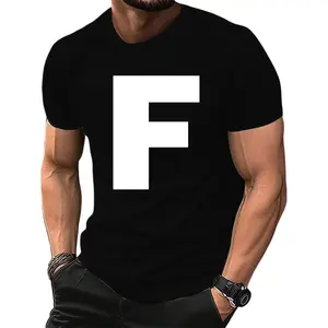 Letter F Capital Alphabet Monogram Initial T-Shirt