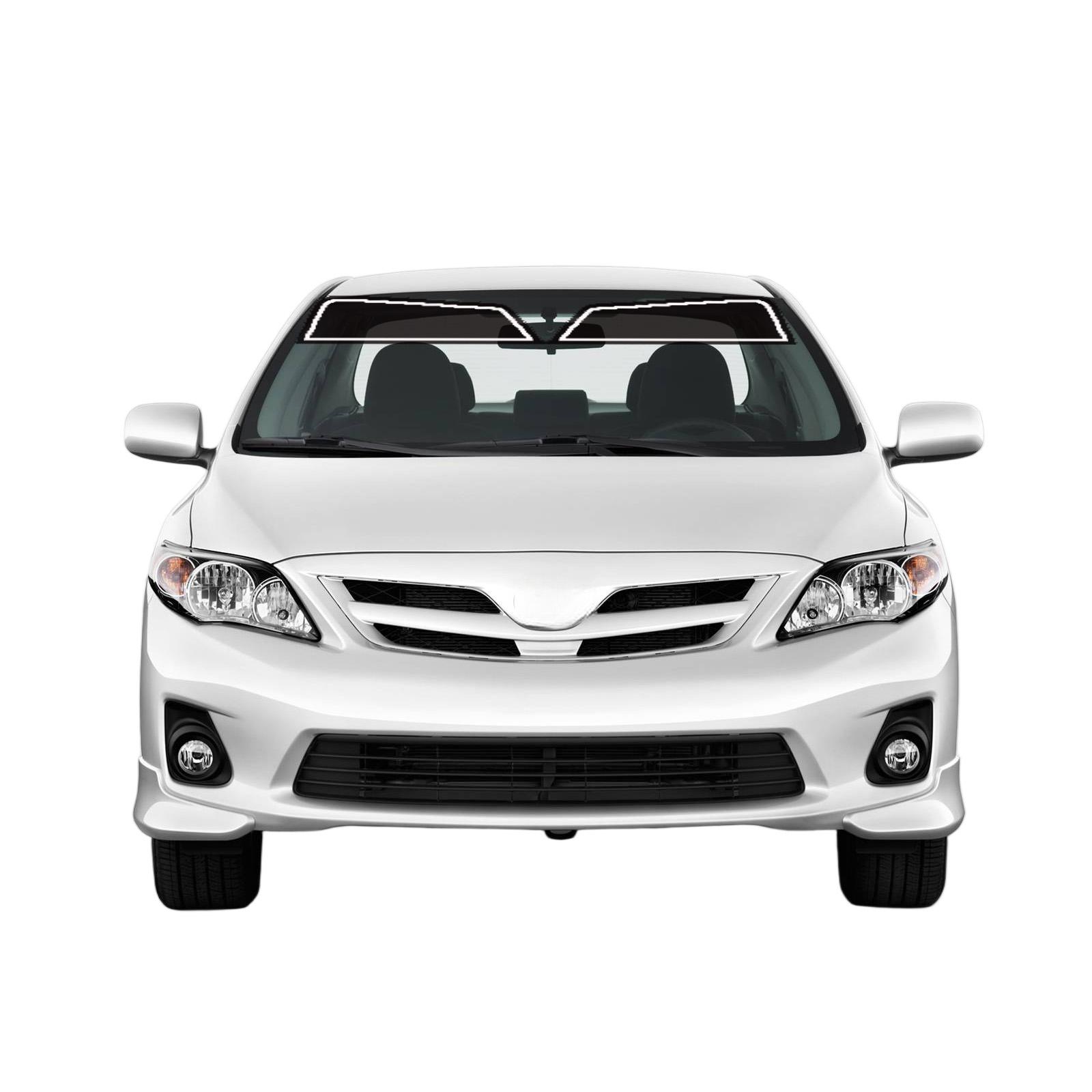 Precut Window Tint Film For Toyota Corolla Sedan 2009-2013 Window 2Ply Anti-Shatter, UV Block, Privacy Protection, Easy Install, No Trimming Needed,Heat & Glare Reduction