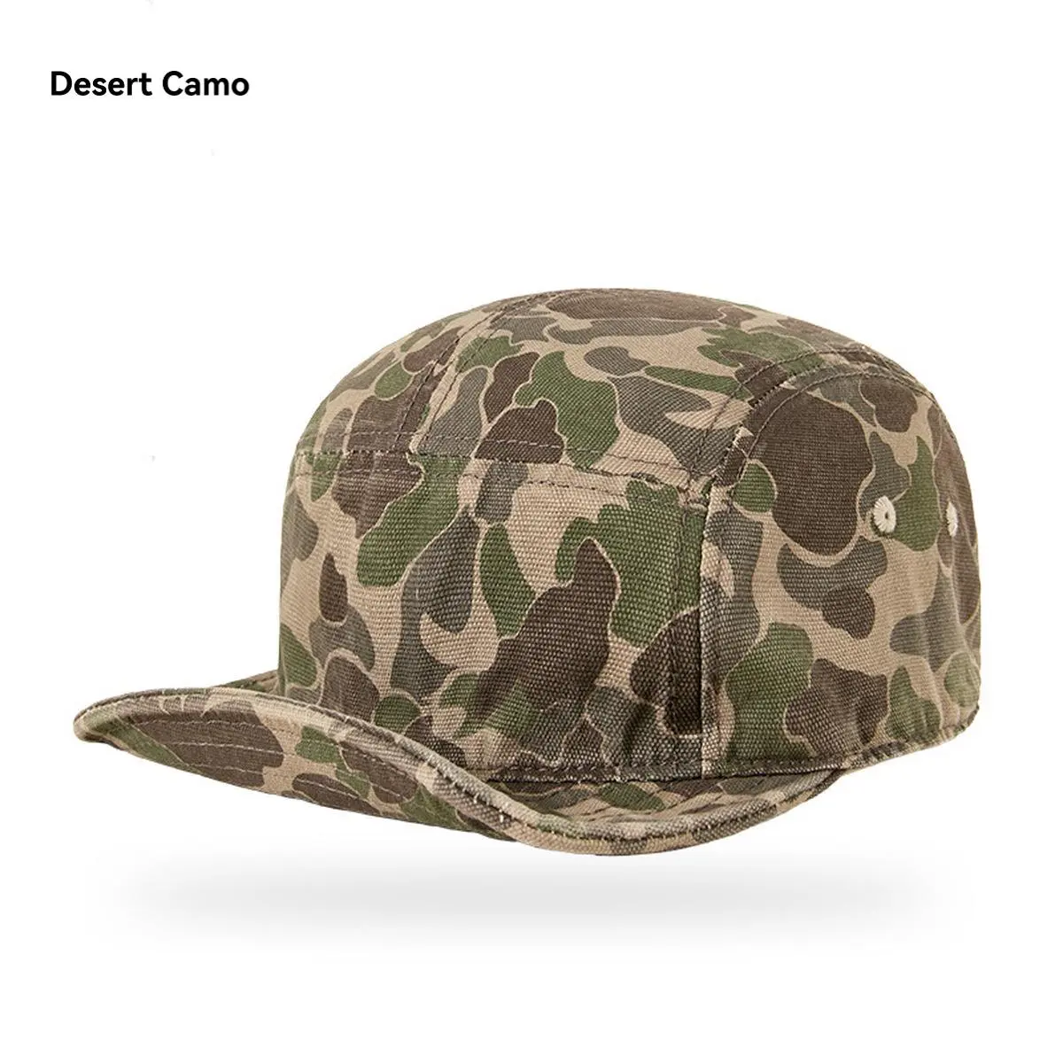 Unisex Universal Camouflage Breathable Cotton Baseball Cap - Adjustable Snapback, Flexible Brim, Duckbill Beak, Sun Protection for Outdoor Hiking, Travel