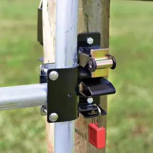 212 MAIN 1-Way Lockable Gate Latch, Gate Locking Solution, Fits 1.62-2 In. Door Hardware, Gate Stopper
