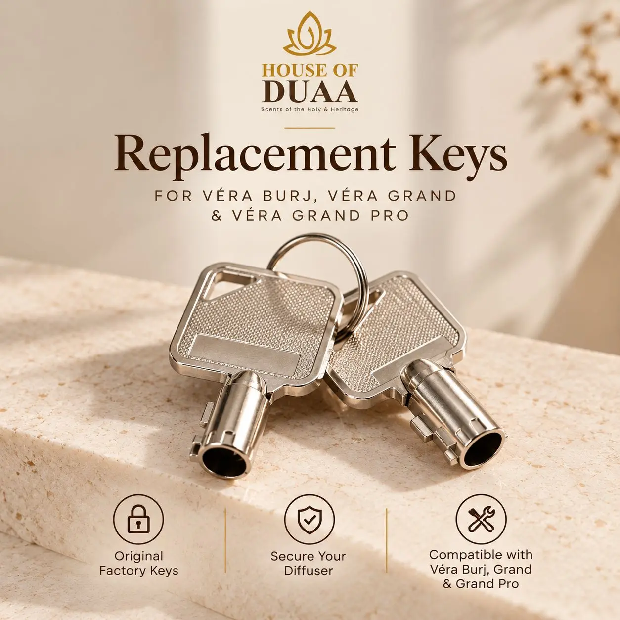 Vera Burj / Grand Pro / Grand Replacement Keys